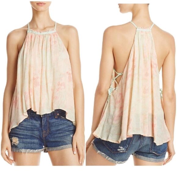 🔹️Free People 'Season in the Sun' Boho Sleeveless Top XSmall - Picture 1 of 11